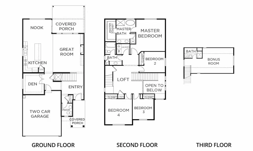 Willow • 2-Car Floorplan